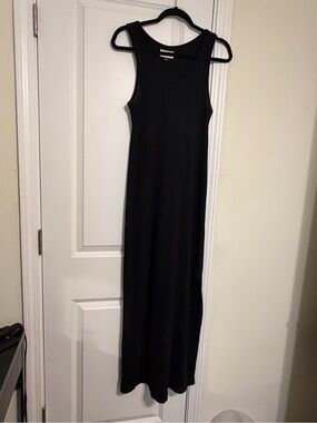 Sleeveless Black Maxi Dress - Classic Tank Style